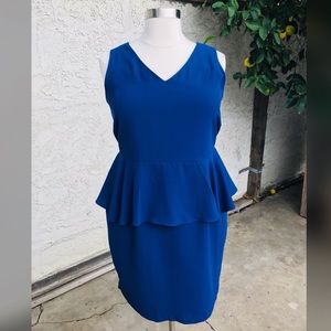 Forever21 + Navy Blue Peplum dress